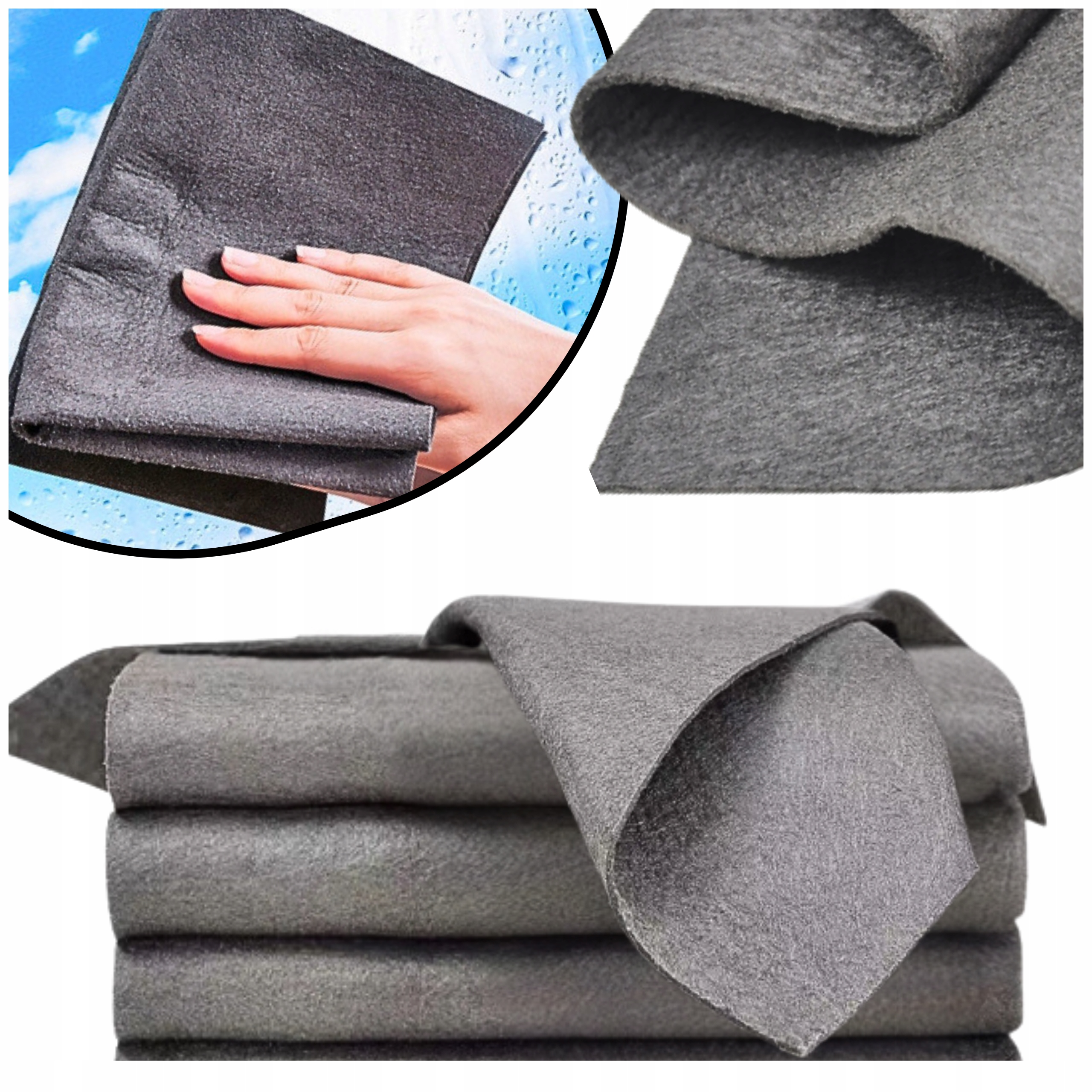 Magiczna Ściereczka Ścierka Do Czyszczenia lustra okien Bez Smug X8