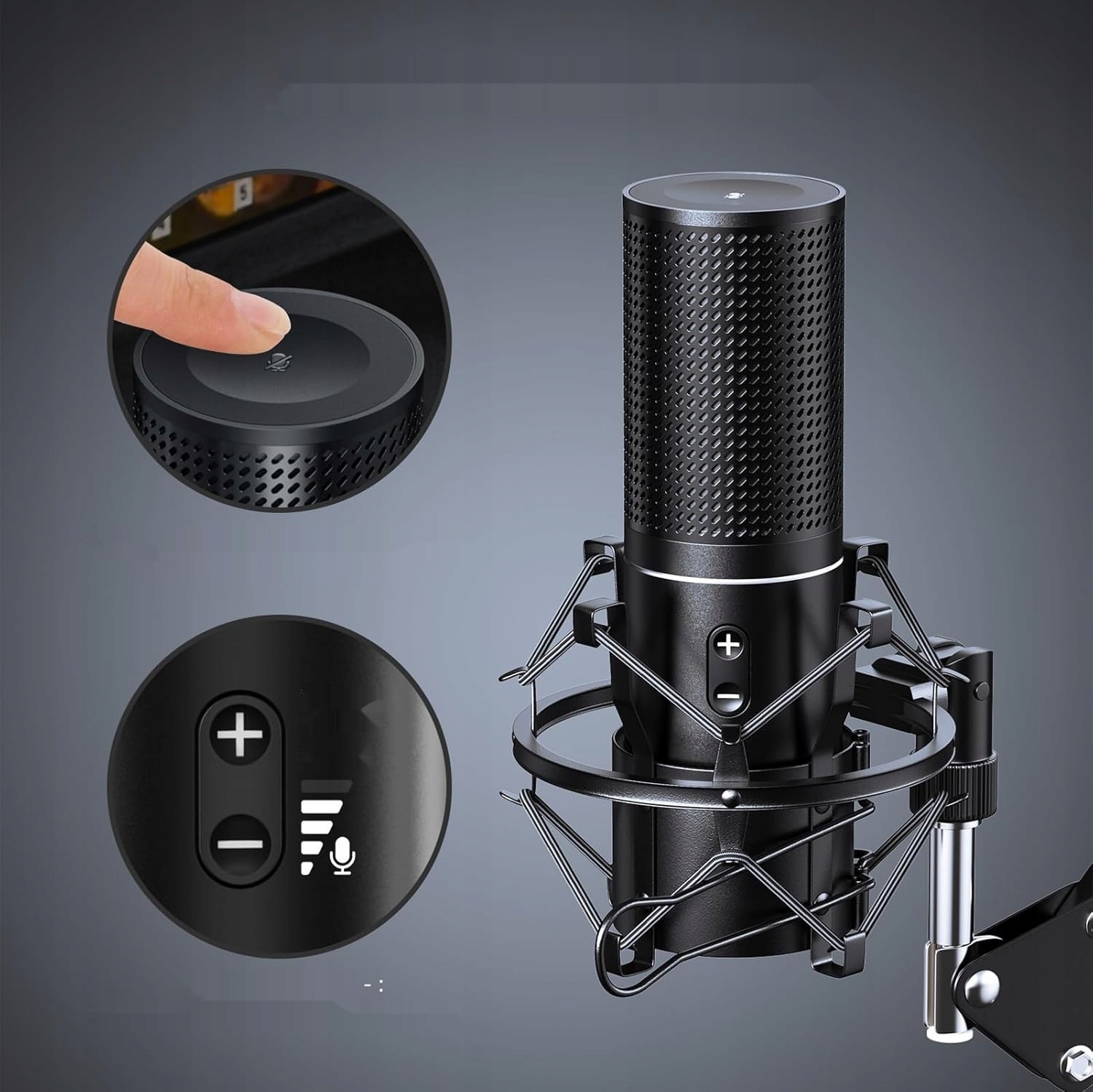 TONOR Mikrofon Gaming USB PC Podcast Kondensator Zestaw do Streamingu — miniatura 13