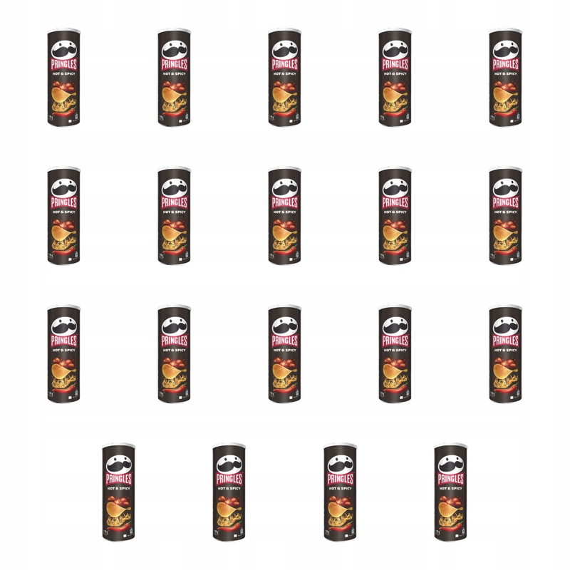 Pringles Hot & Spicy 165g X19