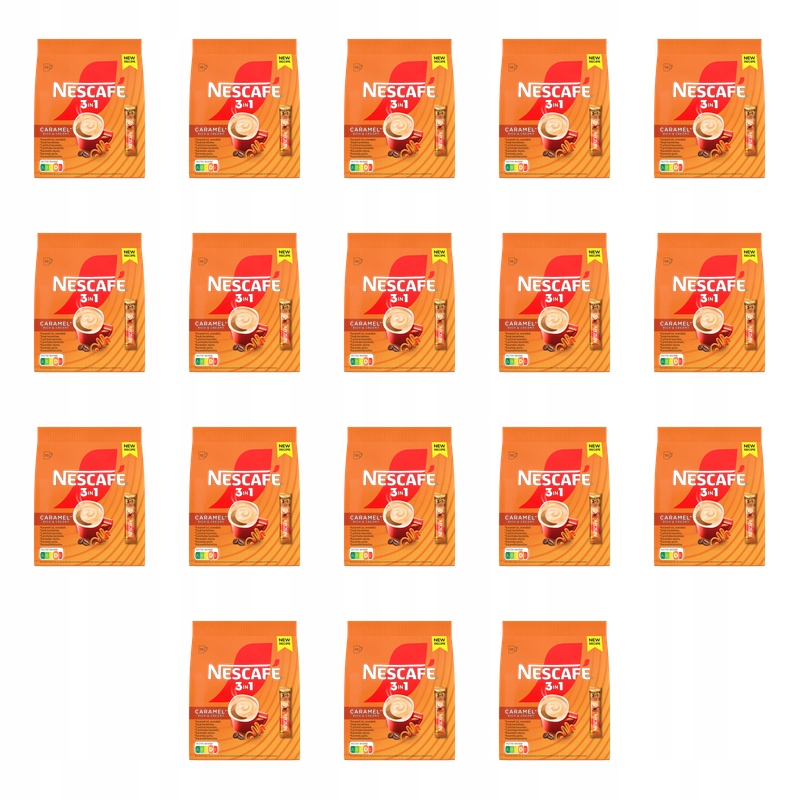 Nescafe 3v1 Caramel 10x16g X18