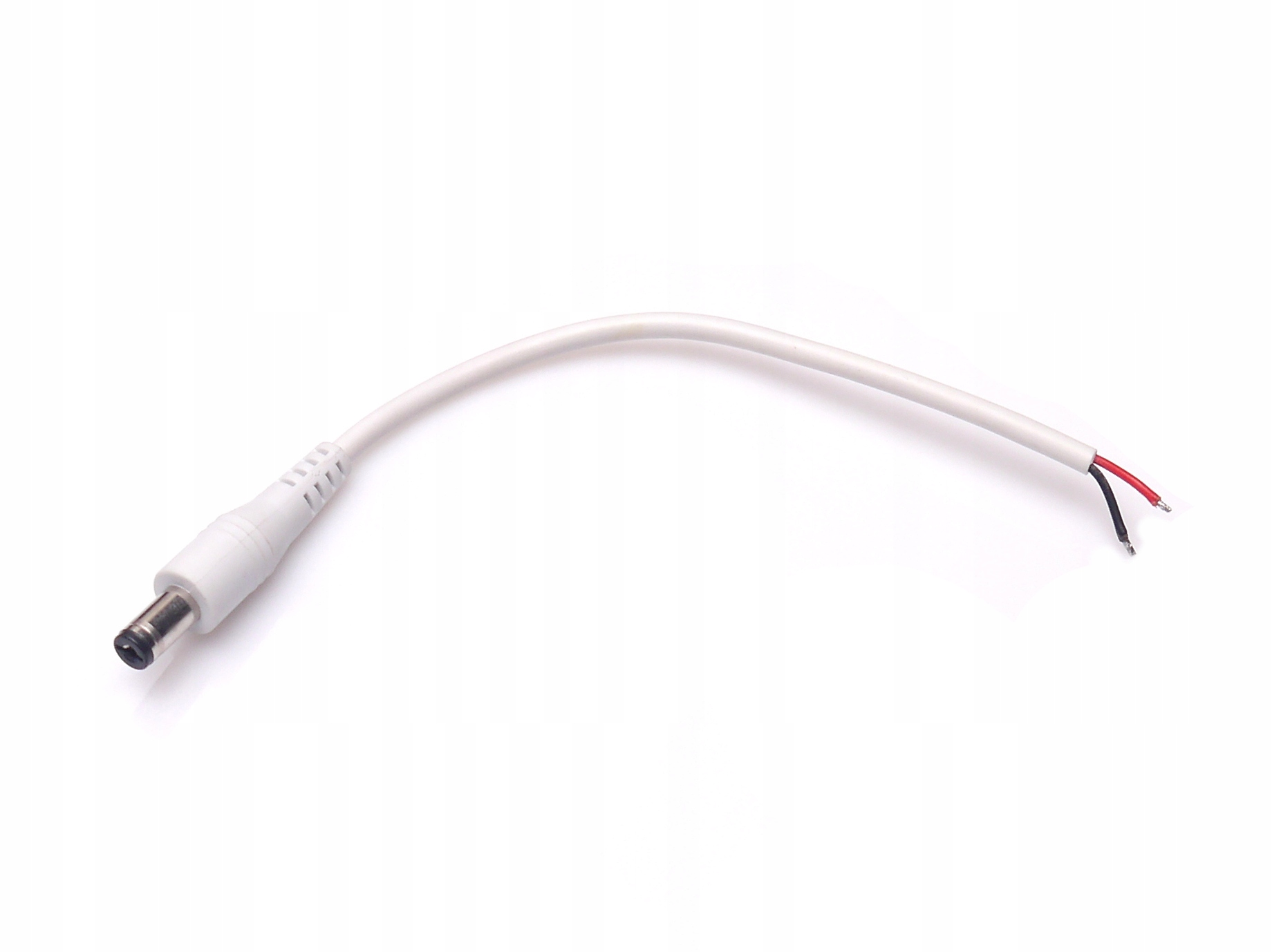 

Wtyk DC taśm Led złączka 2,1x5,5 przedłużka Biała