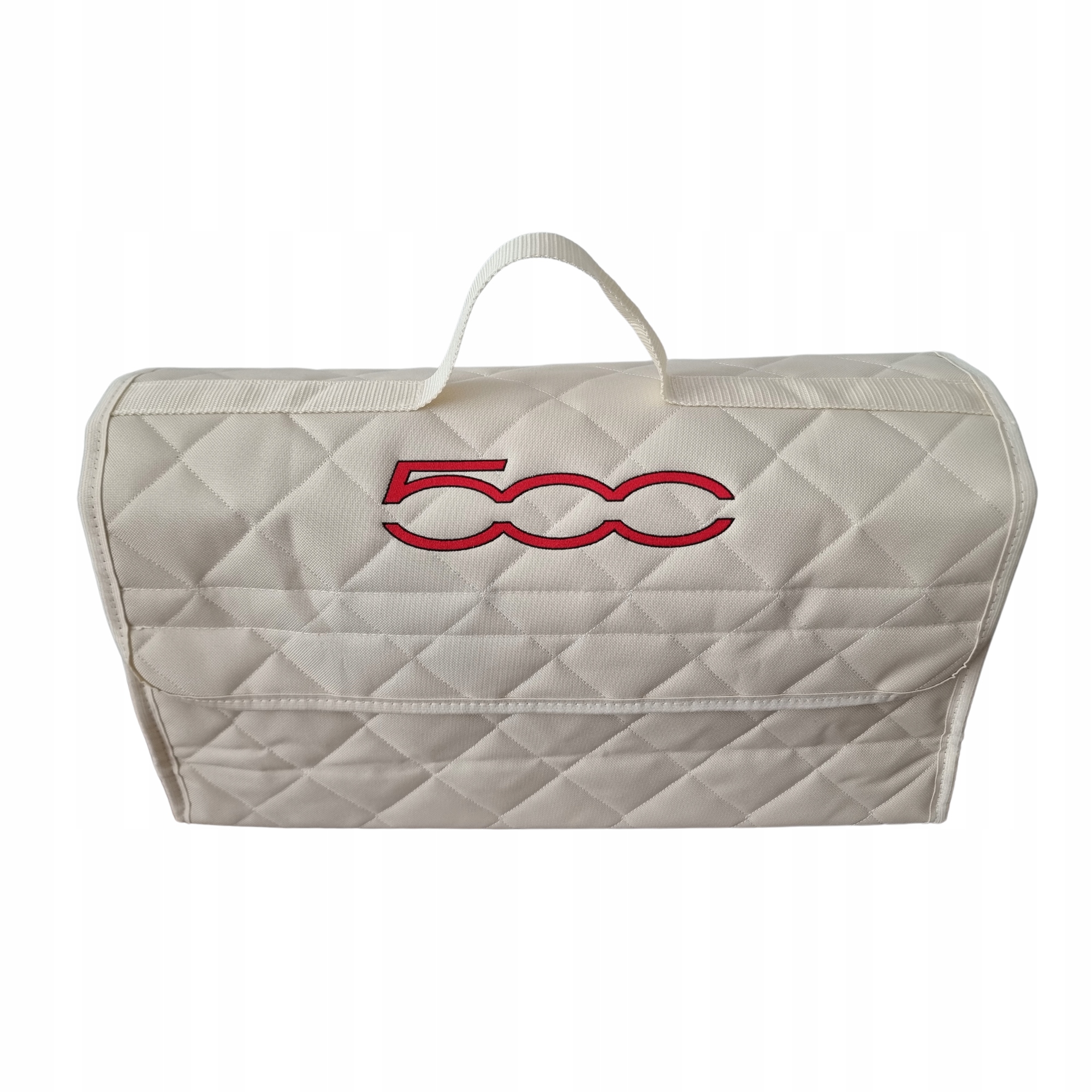 Torba do bagażnika AUTA LOGO Model FIAT 500 BEŻOWA