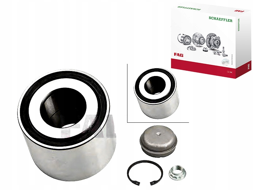 Ložisko Kola Mercedes Zadní W168 A-klas Fag Sada pro řidiče #35