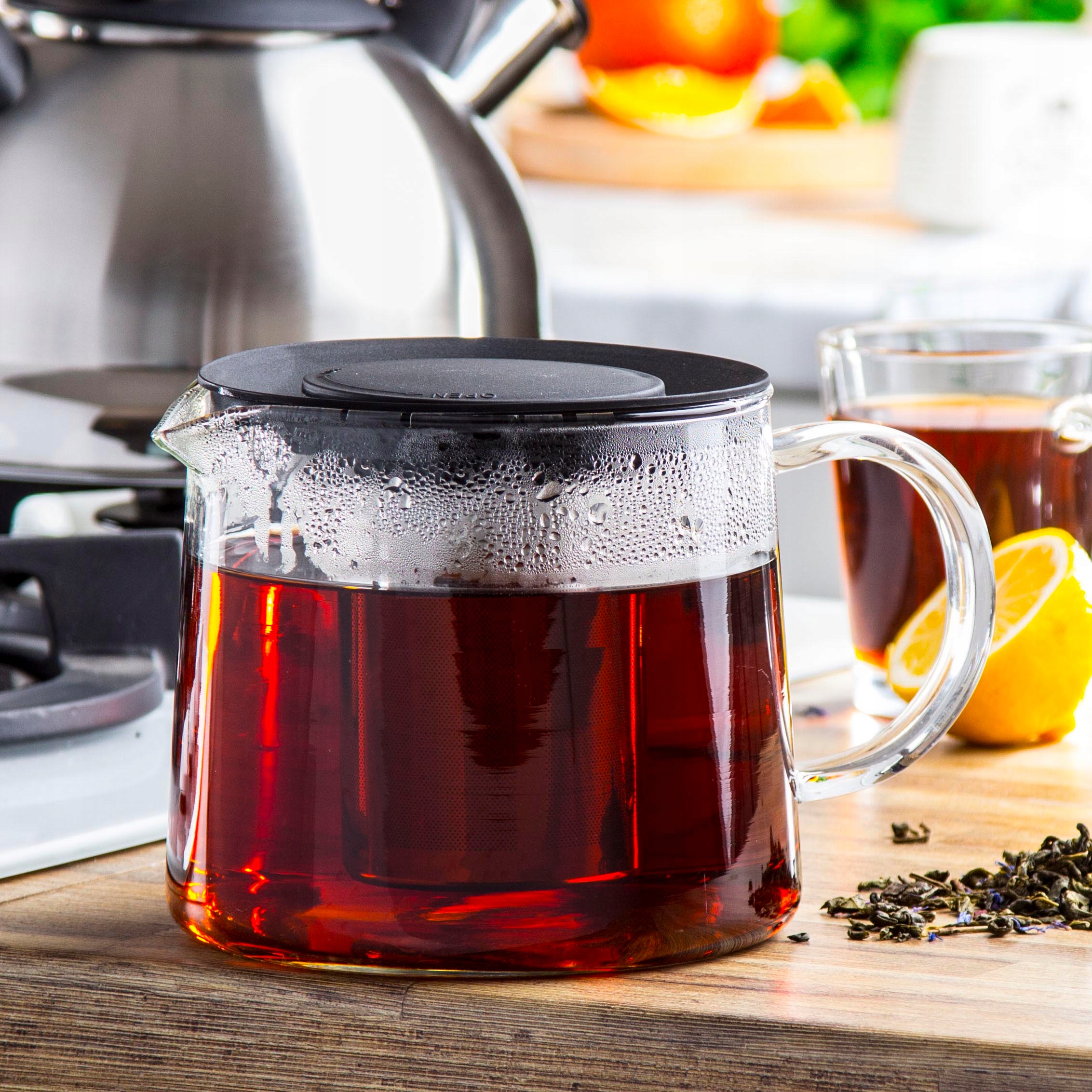 Zaparzacz do herbaty do ziół Dzbanek szklany 1,5L Kod producenta KH-4845