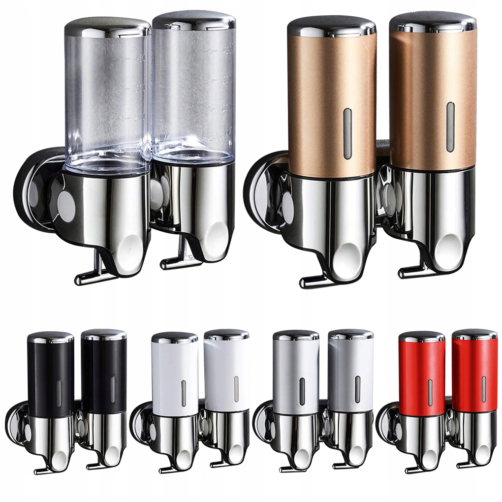 Podwójny pojemnik na mydło pod prysznic Pojemność 0 ml