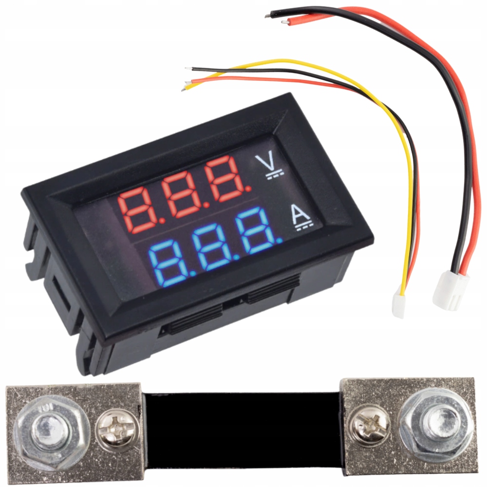 Amperometr MSALAMON cyfrowy Woltomierz Amperomierz panelowy LED 0-100A 100V
