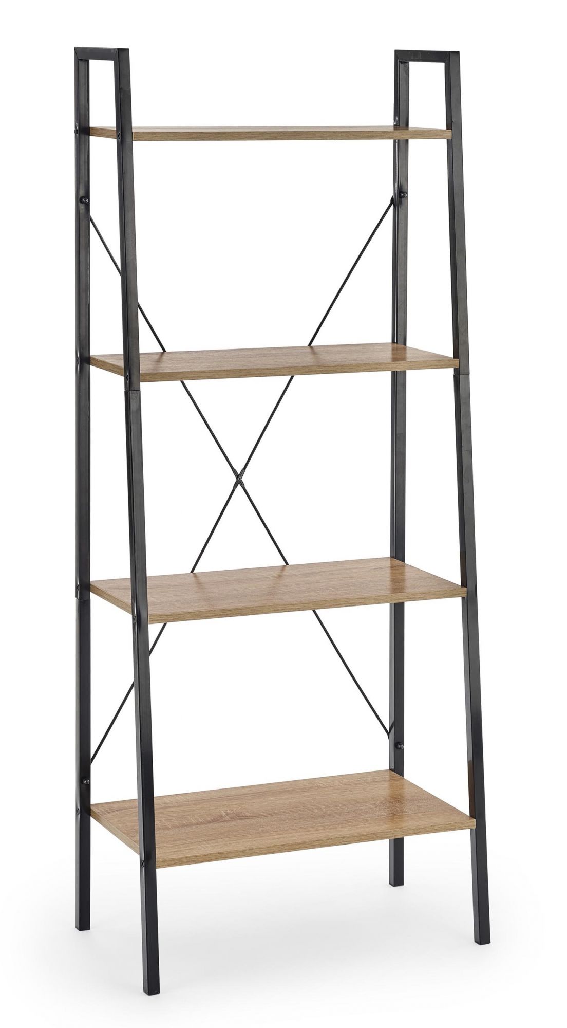 

Regał loft dąb sonoma metalowy stelaż Narvik