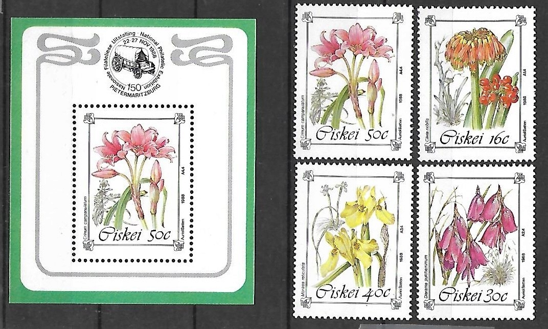 Ciskei xx Z258 flora kwiaty MNH VF