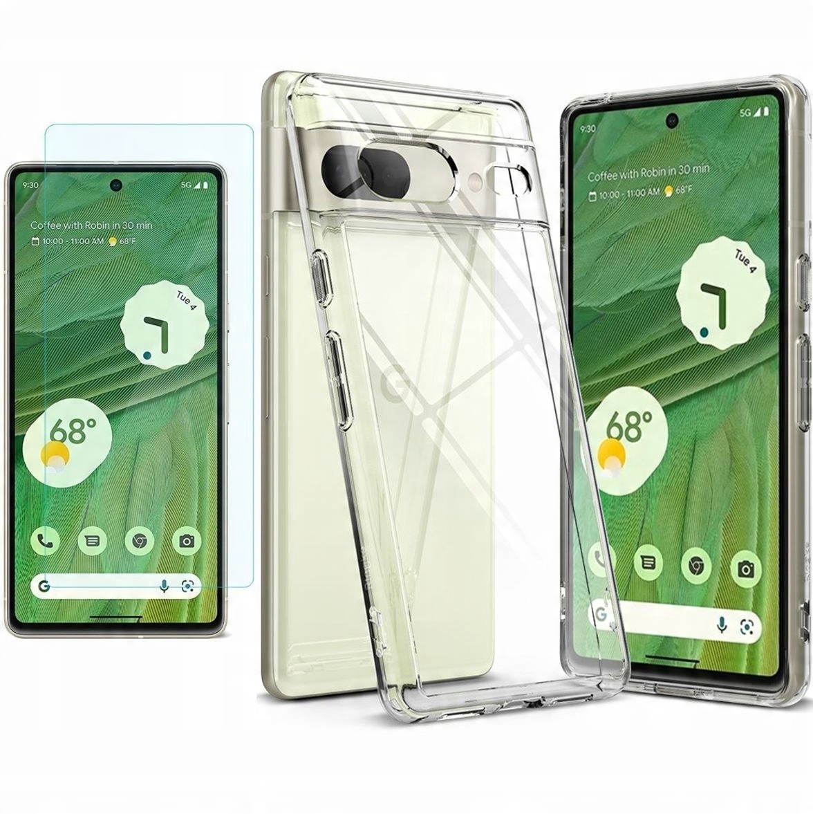 

Etui Szkło do Google Pixel 7, Ringke Fusion Case