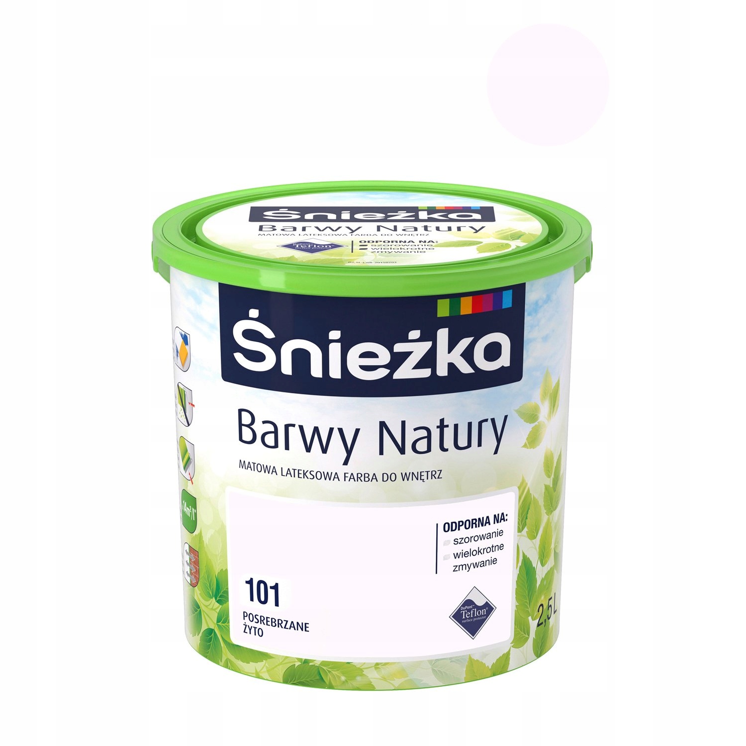 

Śnieżka Barwy Natury Posrebrzane Żyto 101 2,5L