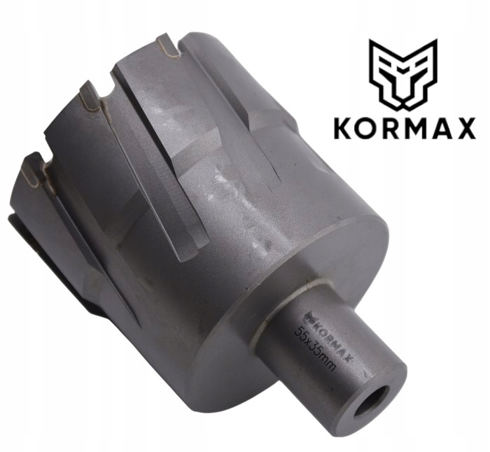Trepanační fréza s karbidem 56 x 35 mm vrták 56 x 35 Weldon Kormax