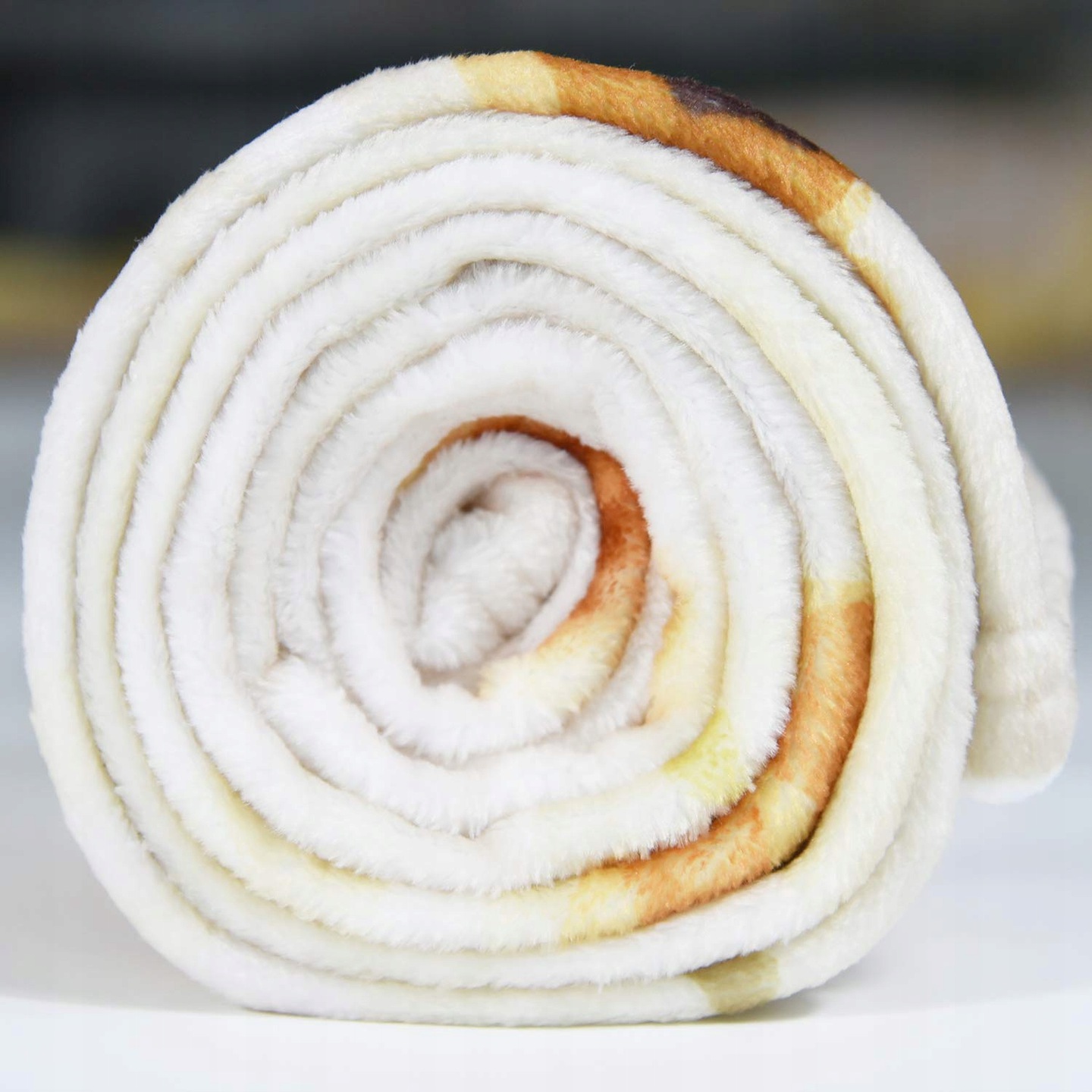 DUŻY KOC TORTILLA BURRITO NARZUTA 150x150 OKRĄGŁY PREZENT Długość 150 cm