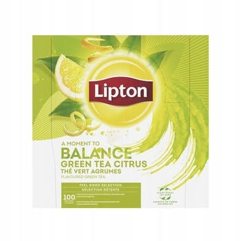 Levně Lipton Classic Green Tea Citrus 100 sáčků x 1,3g