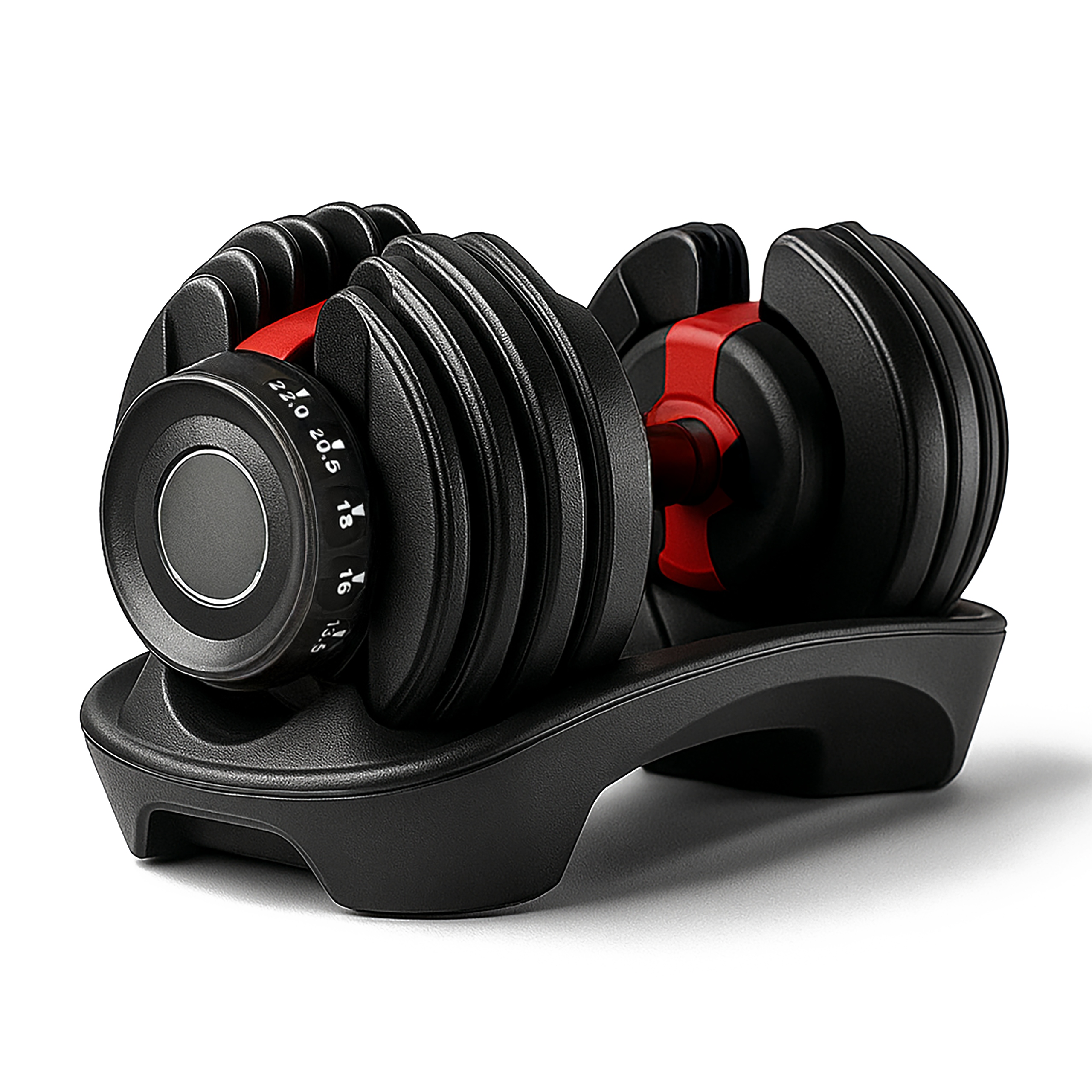 Hantel Regulowany 2,5-24 kg 2w1PREMIUM magnetyczna Hantla żeliwna 15 wag