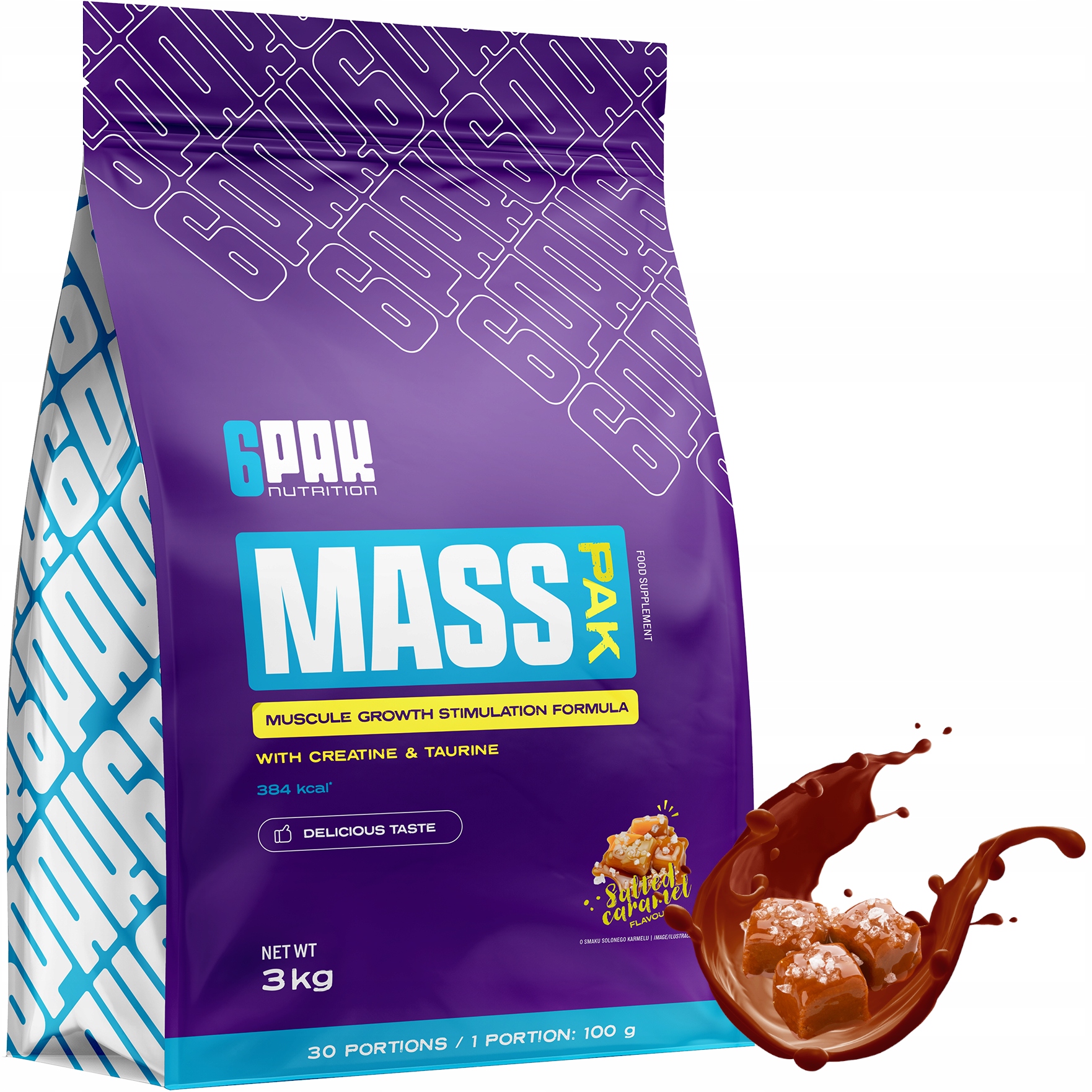 Mass Pak 3KG Gainer Complex Protein Kreatin Hmota