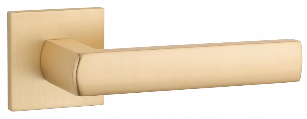 Kľučka rozeta štvorcová Hosta Q Slim zlatá matná Aprile