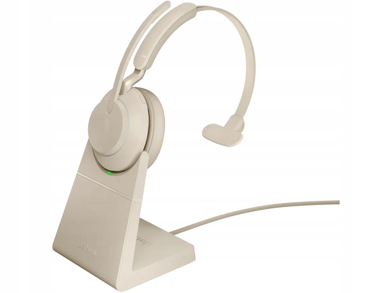 Słuchawki Jabra Evolve 2 65 Uc Mono, Bezprzewodowe, Nauszne, Podstawka