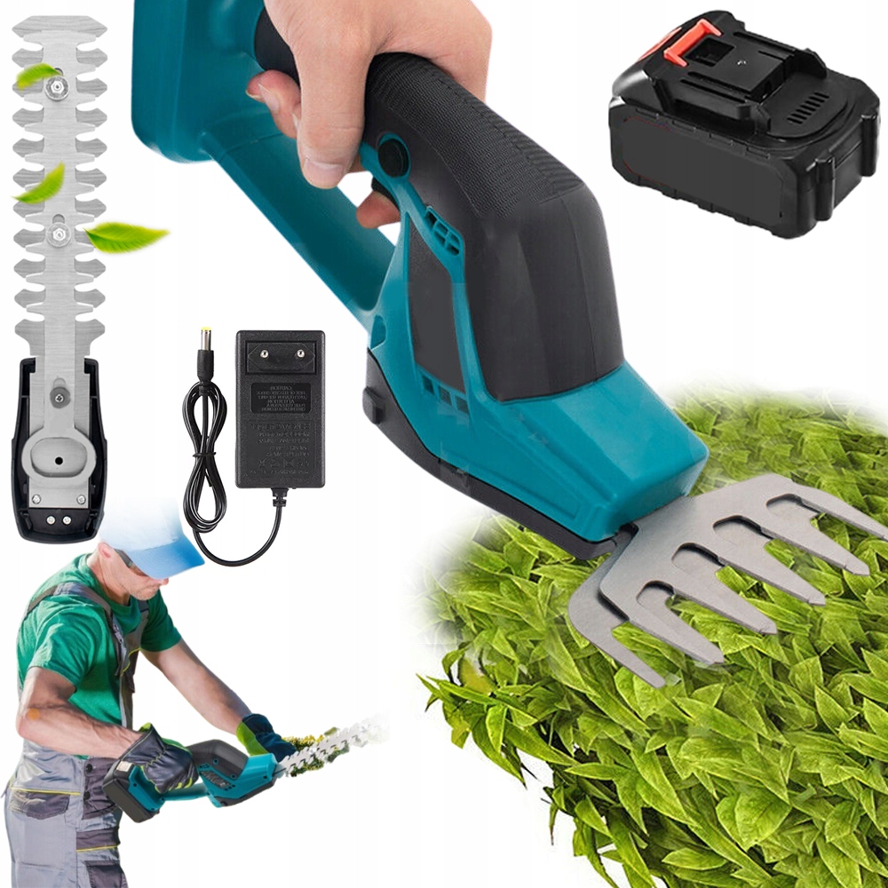 Nůžky Na Trávy Živý Plot Akumulátorové Zahradní nůžky Na Keře 1350 Rpm S 1XAKU