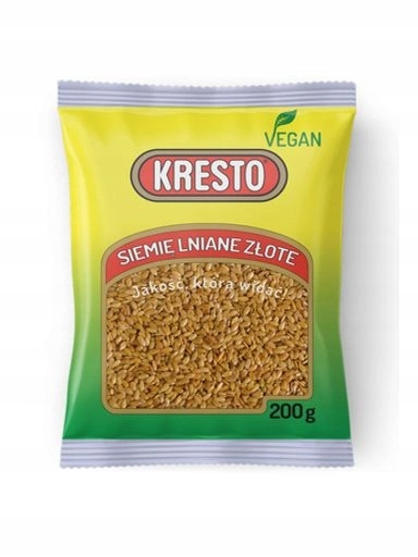 Levně 10 x Kresto lněné semínko zlaté 200 g