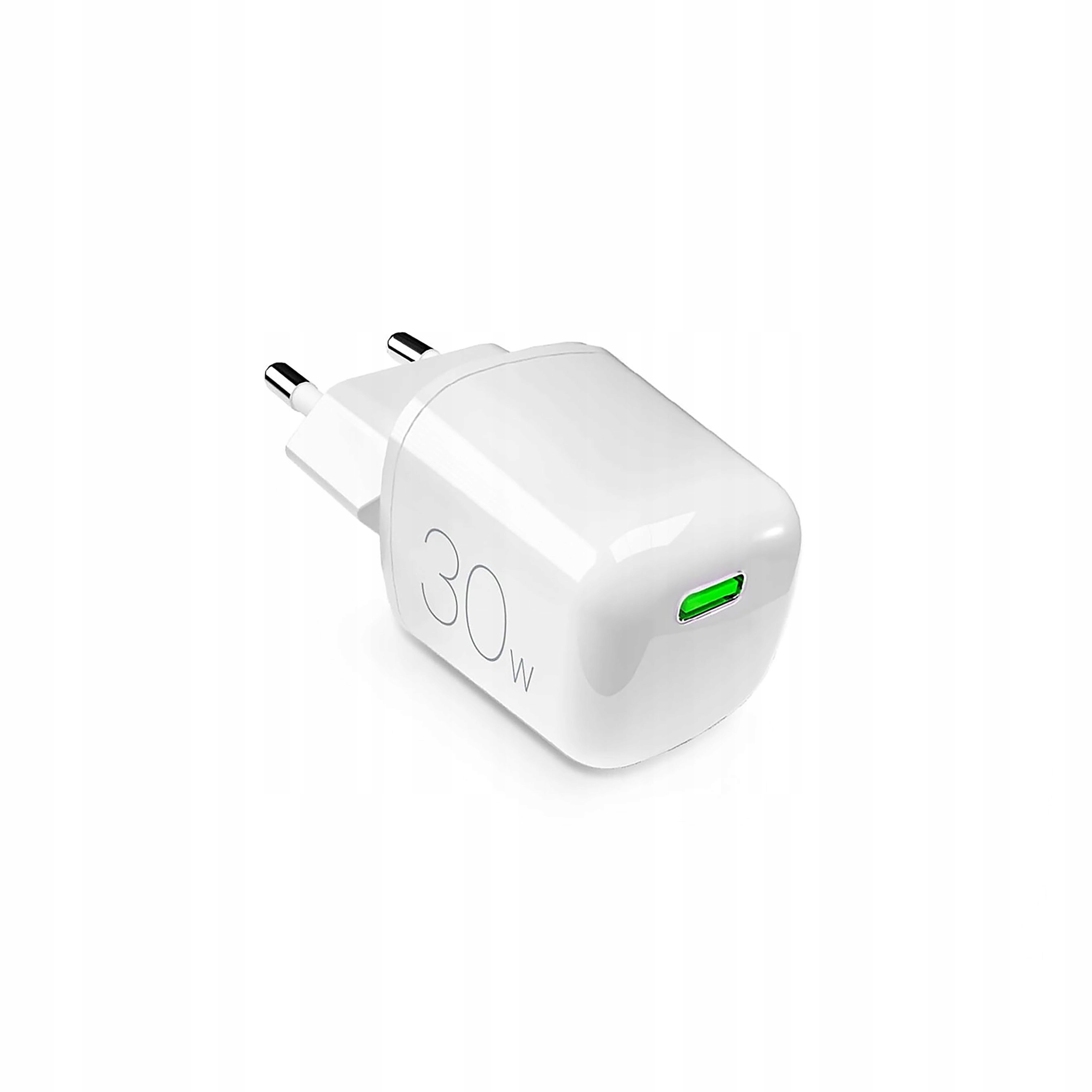 Ładowarka sieciowa Puro MiniPro 30W GaN Usb-c biała