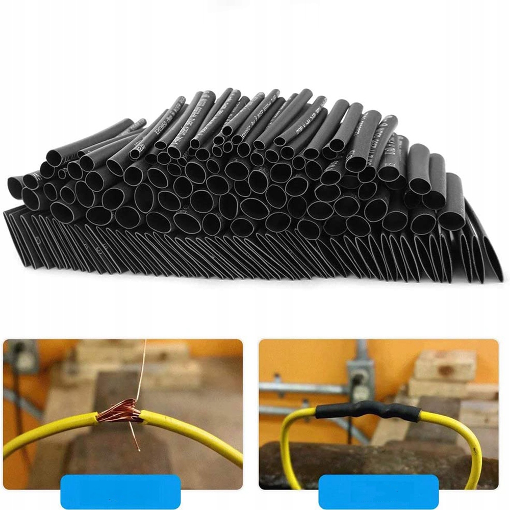 Rurka termokurczliwa zestaw rurek KONEKTORY 625szt Marka inna