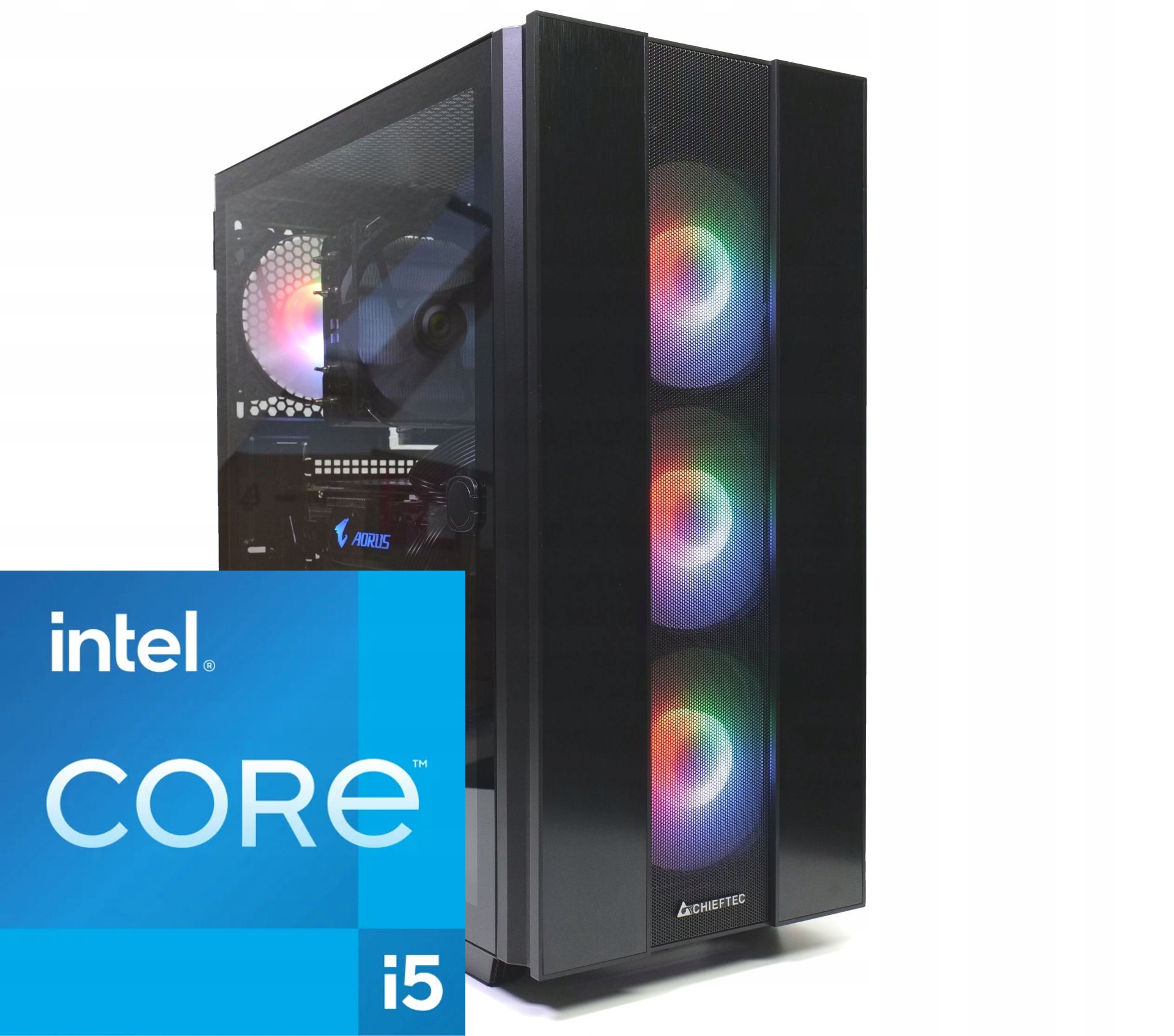 Pc do Gier! i5 14400 32GB Rtx 5060Ti 16GB M.2 Nvme 1TB 1000GB W11PRO Rgb