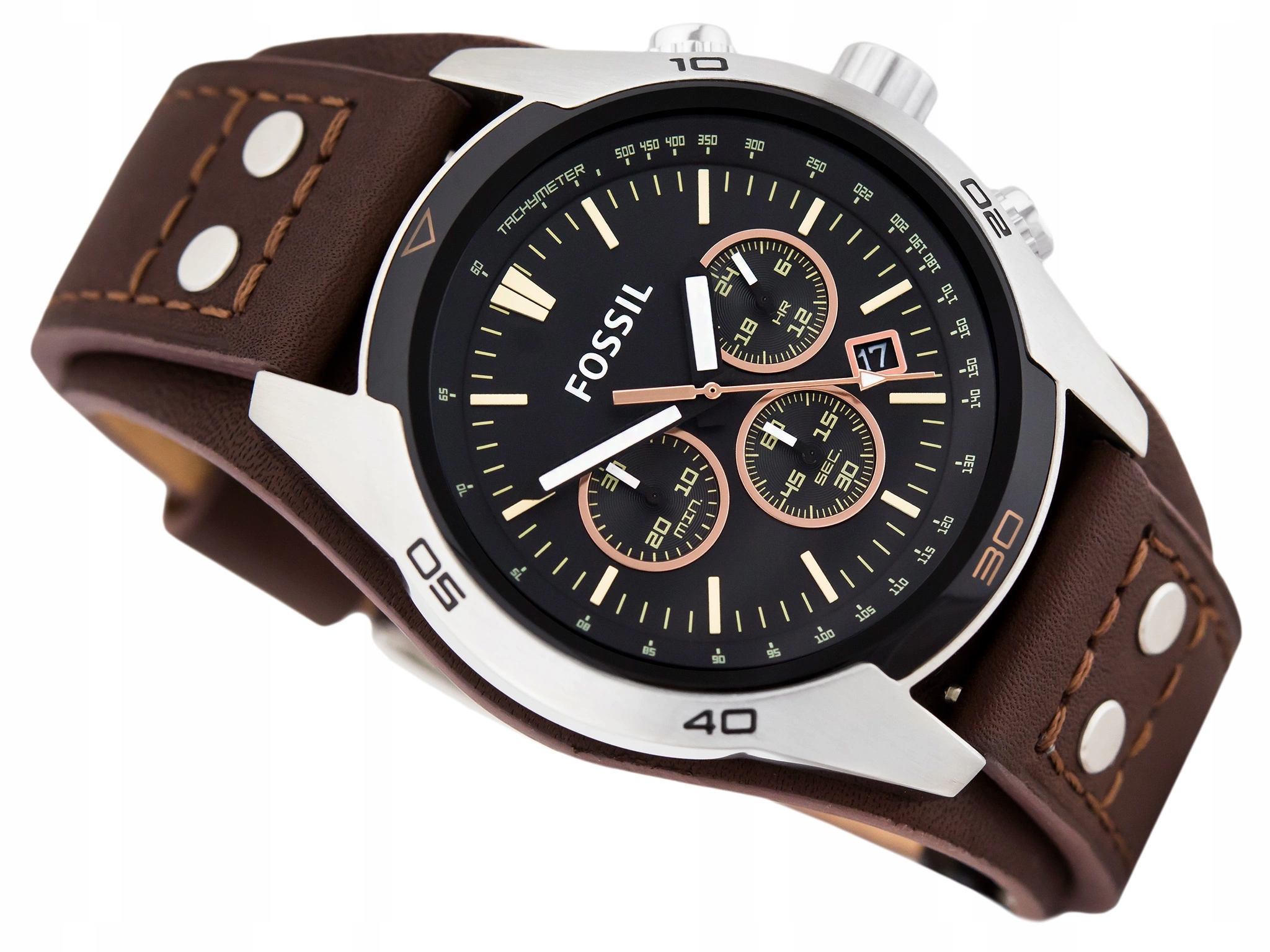 Pánské Hodinky Fossil CH2891 Coachman, Stopky 100 M