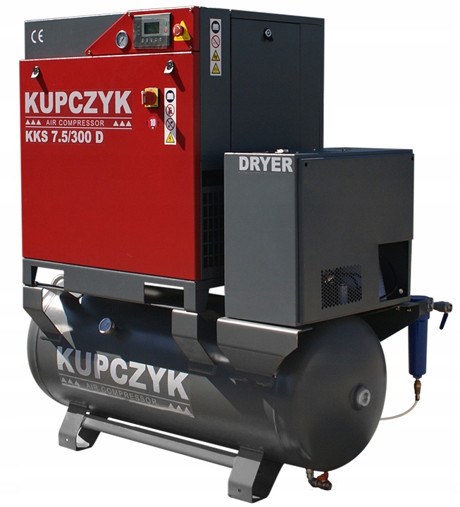 Kompresor olejowy Kupczyk KKS7,5/300D 270 l 10 bar EAN (GTIN) 5907737371081