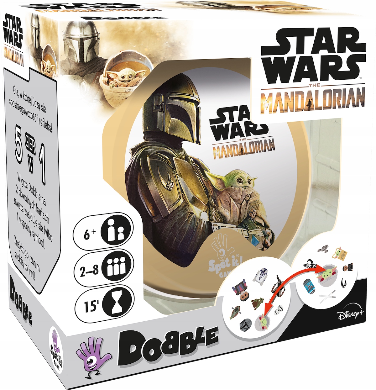 

Gra Dobble Star Wars Mandalorian wydanie polskie