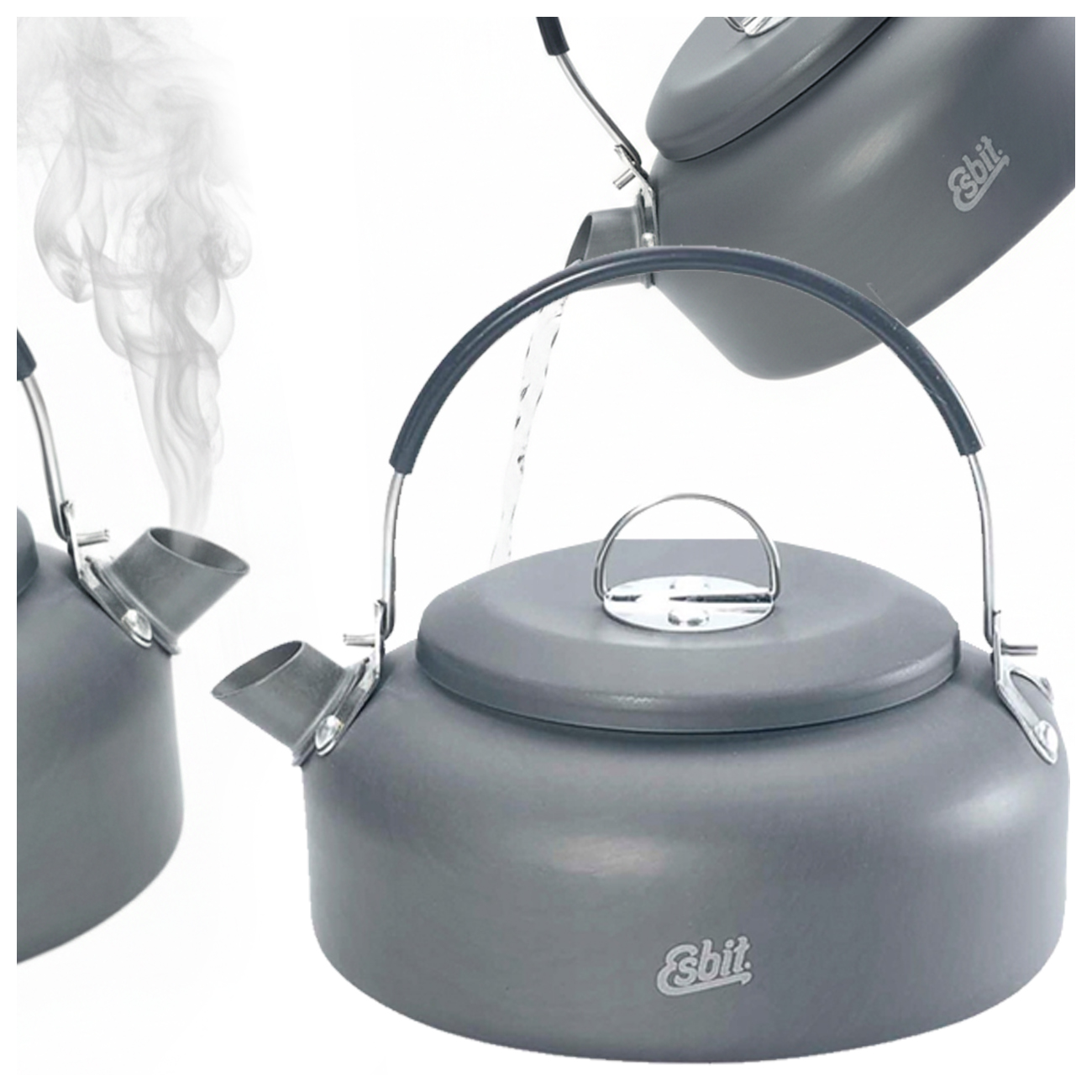 Turistická kempingová konvice Esbit kettle 0,6 l bivakovací