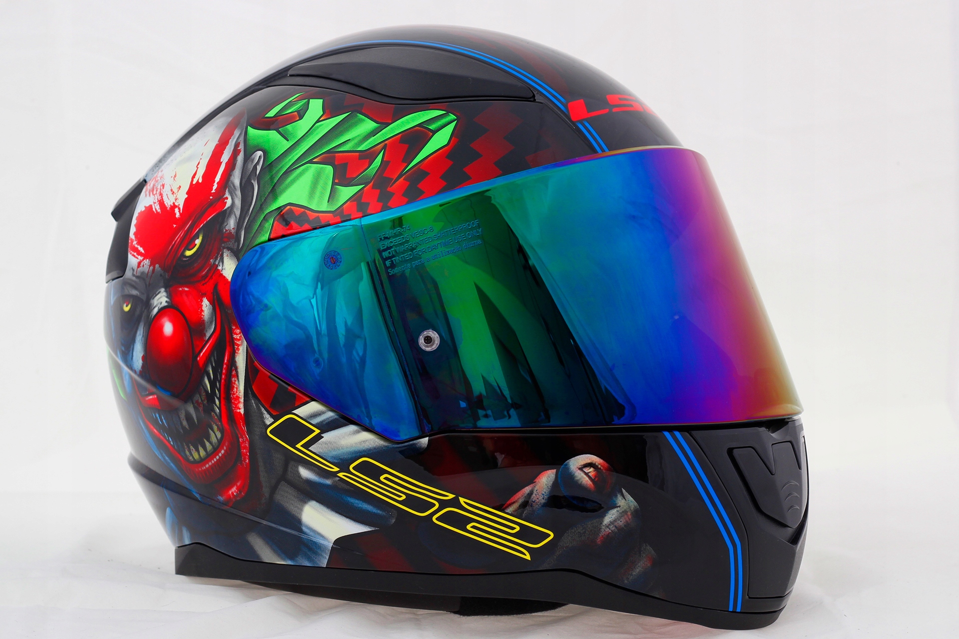 KASK LS2 FF353 RAPID II MOTOCYKLOWY HAPPY 2 szyby ECE 22.06 SYSTEM PINLOCK Stan opakowania oryginalne