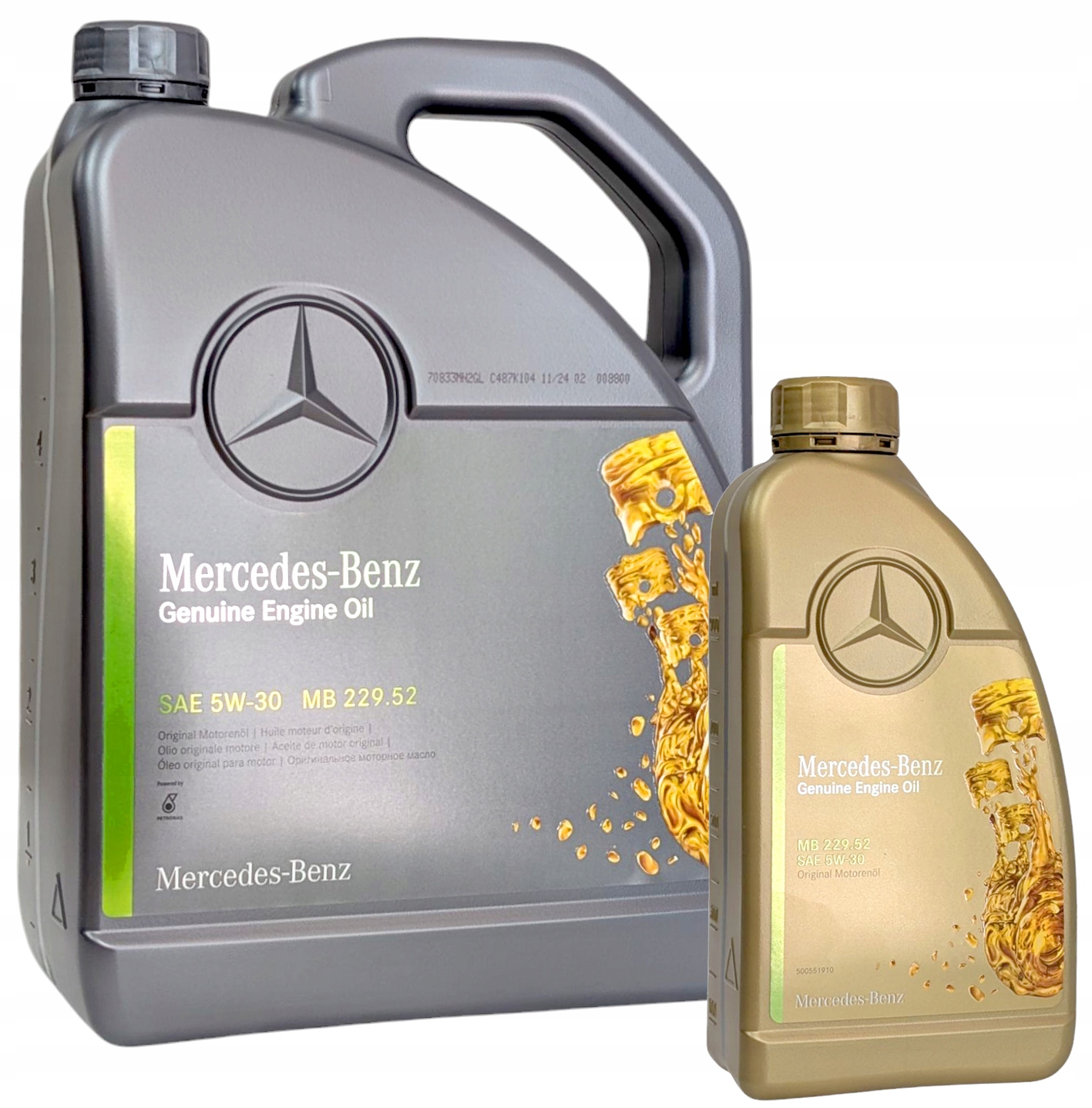 Originálny Olej Mercedes 5V30 229.52 6L