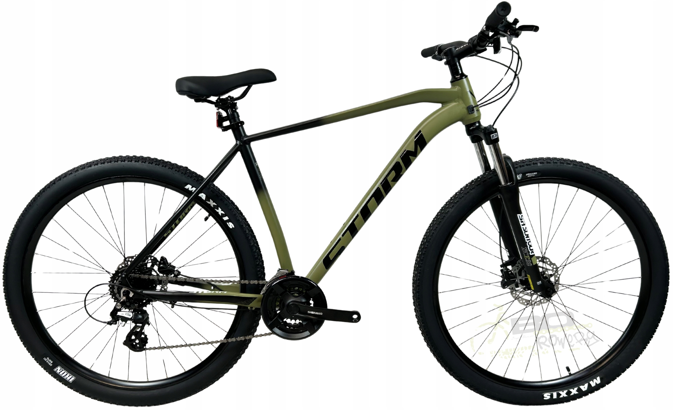 Rower Górski Mtb Storm Shark 3.0 rama 19 29 oliwka czarny mat 2026