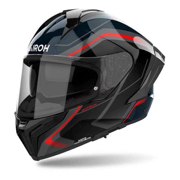 Motocyklová prilba Airoh Matryx Wide Red Gloss červená sivá čierna Darčeky
