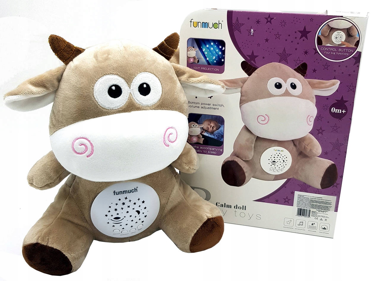 MIŚ Projektor BYCZEK kołysanki POZYTYWKA USYPIACZ Baterie 3xAAA