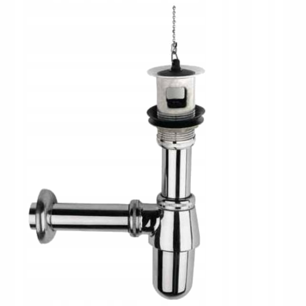 Sifón umývadlový 1 1/4 Diamond Mosadzný chróm PTP.006