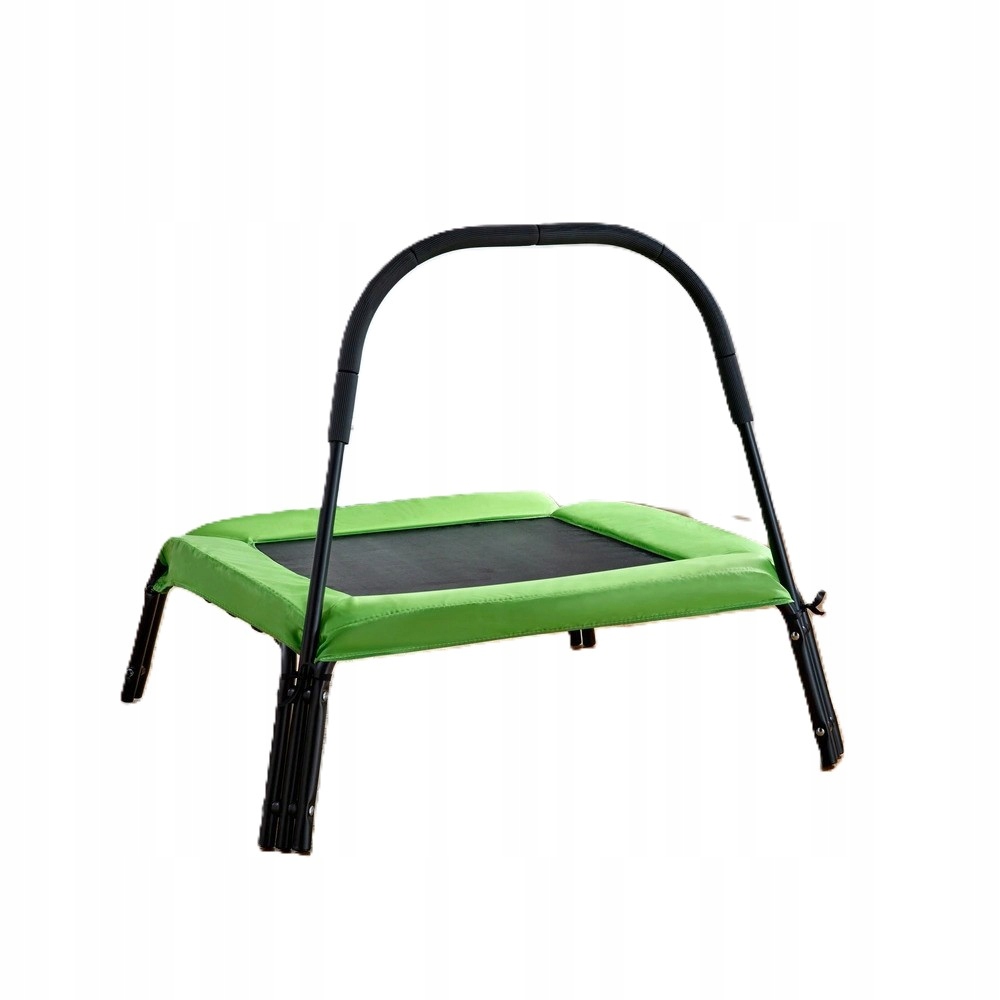 Trampolina Dla Dzieci z uchwytem My First Trampoline zielona