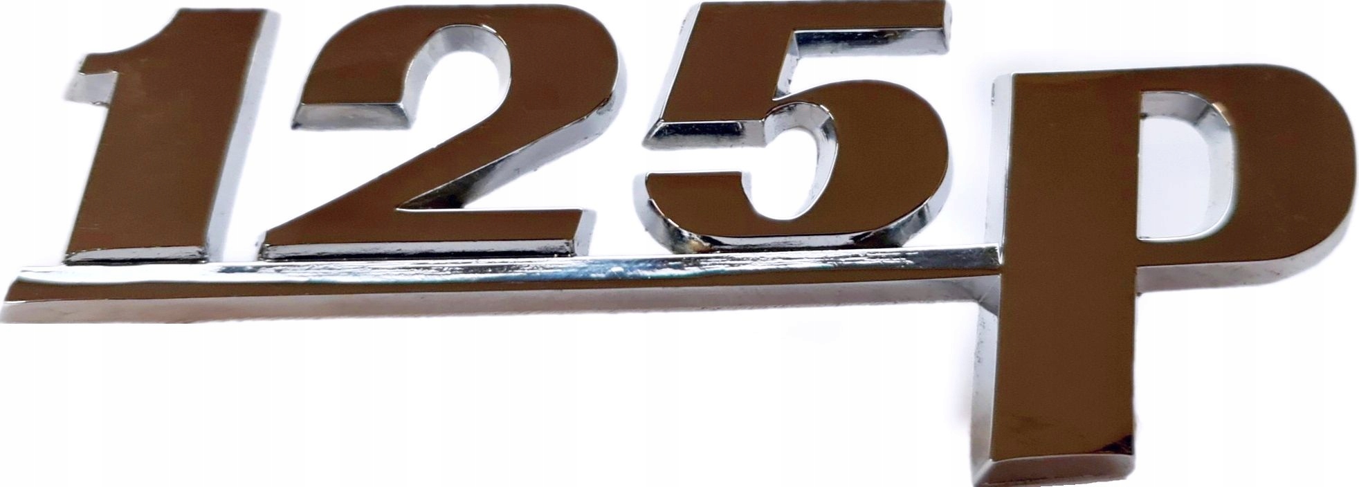 

Emblemat Znaczek Chrom Fiat 125p Nowy