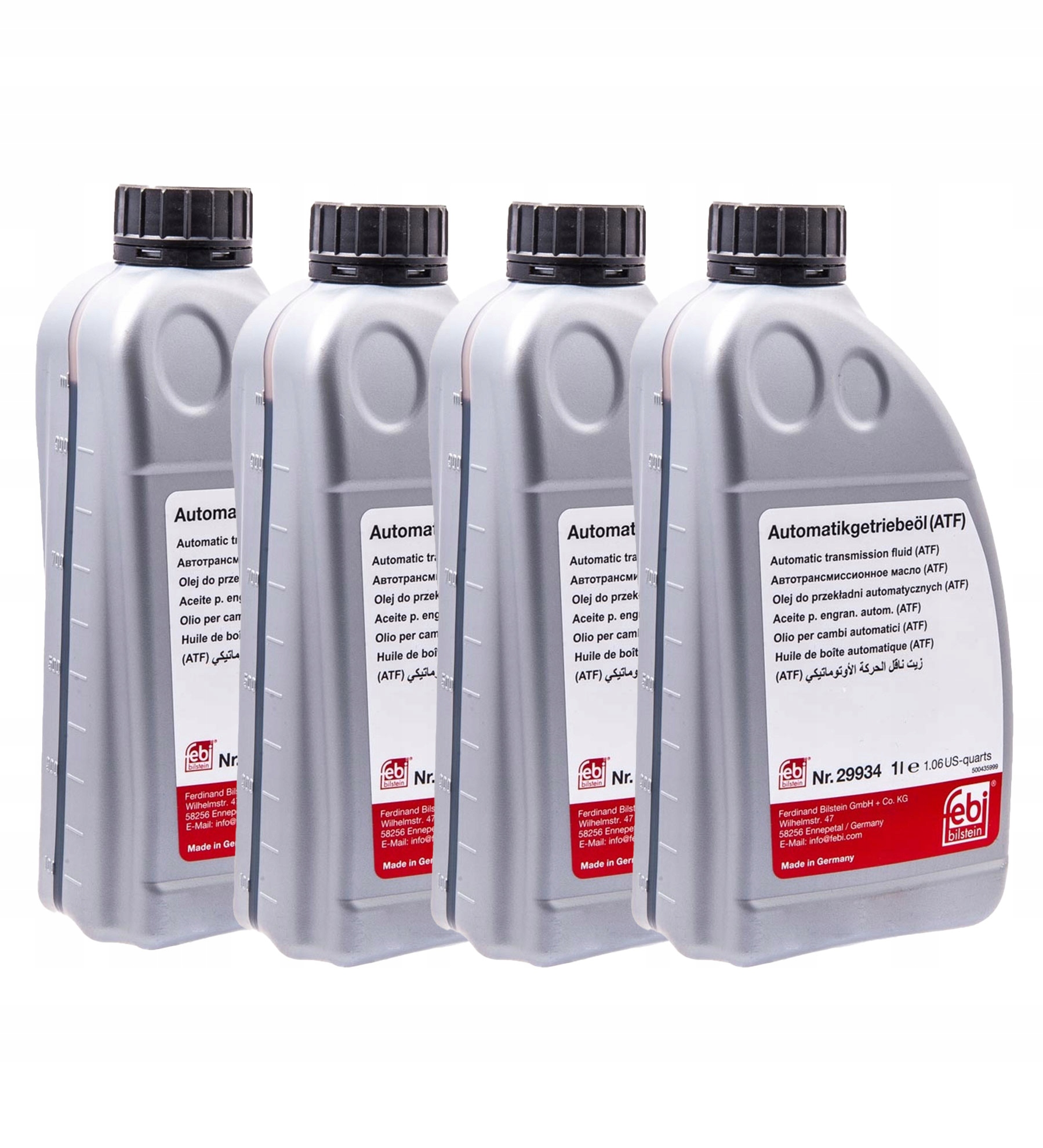 Febi Bilstein 29934 olej Atf automat 4×1L Vw Volvo Hyundai Kia Opel Saab