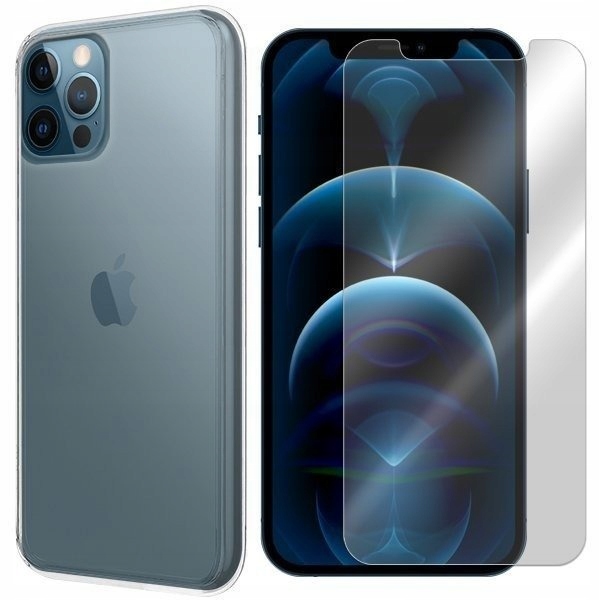 

Etui Do Iphone 12 Pro Pokrowiec Case 0.3mm + Szkło