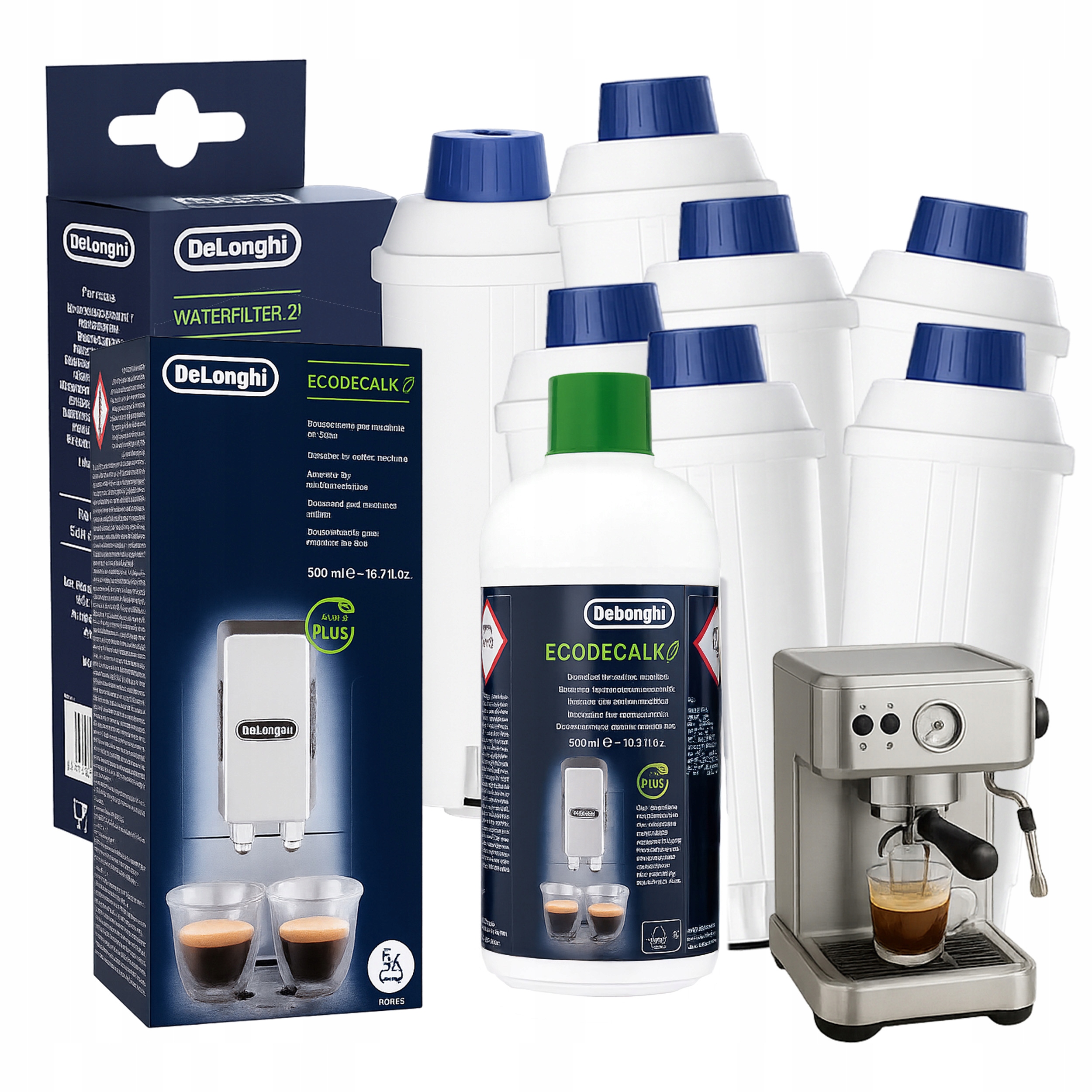 Sada 7 Kusov filtrov De Longhi, 1 kus, Odvápňovač vody