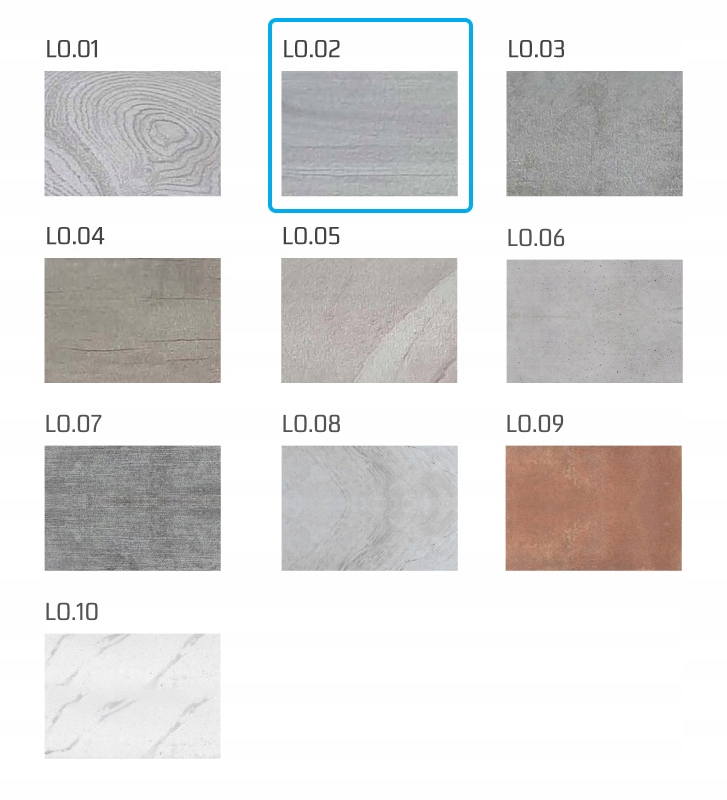 Daszek ogrodzeniowy gładki KOST-BET LONG VISION 1000x200x100 LO.02 Długość 1 m