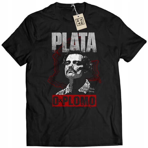 

Koszulka Plata o Plomo Pablo Escobar Narcos M