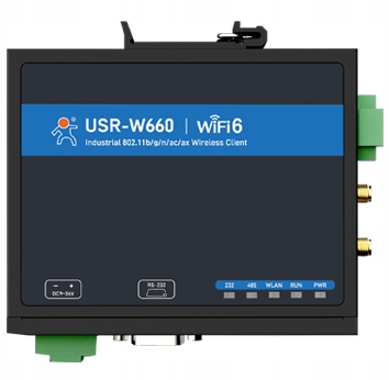 Konwerter szeregowy RS232/RS485 na Wi-Fi Ethernet 2 porty USR-W660