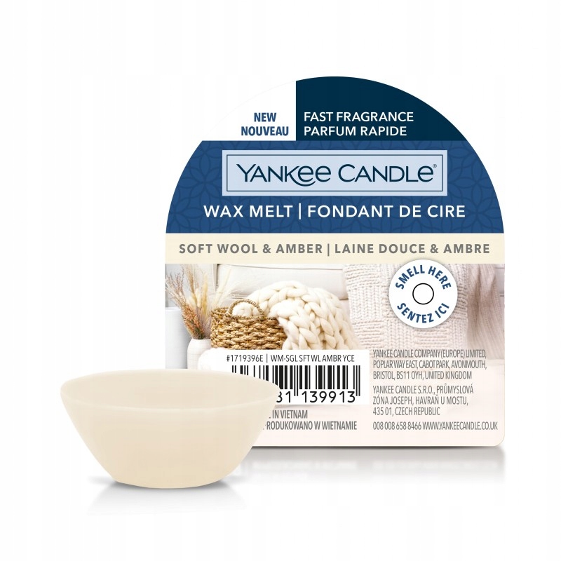 

Soft Wool & Amber Yankee Candle Wosk Zapachowy