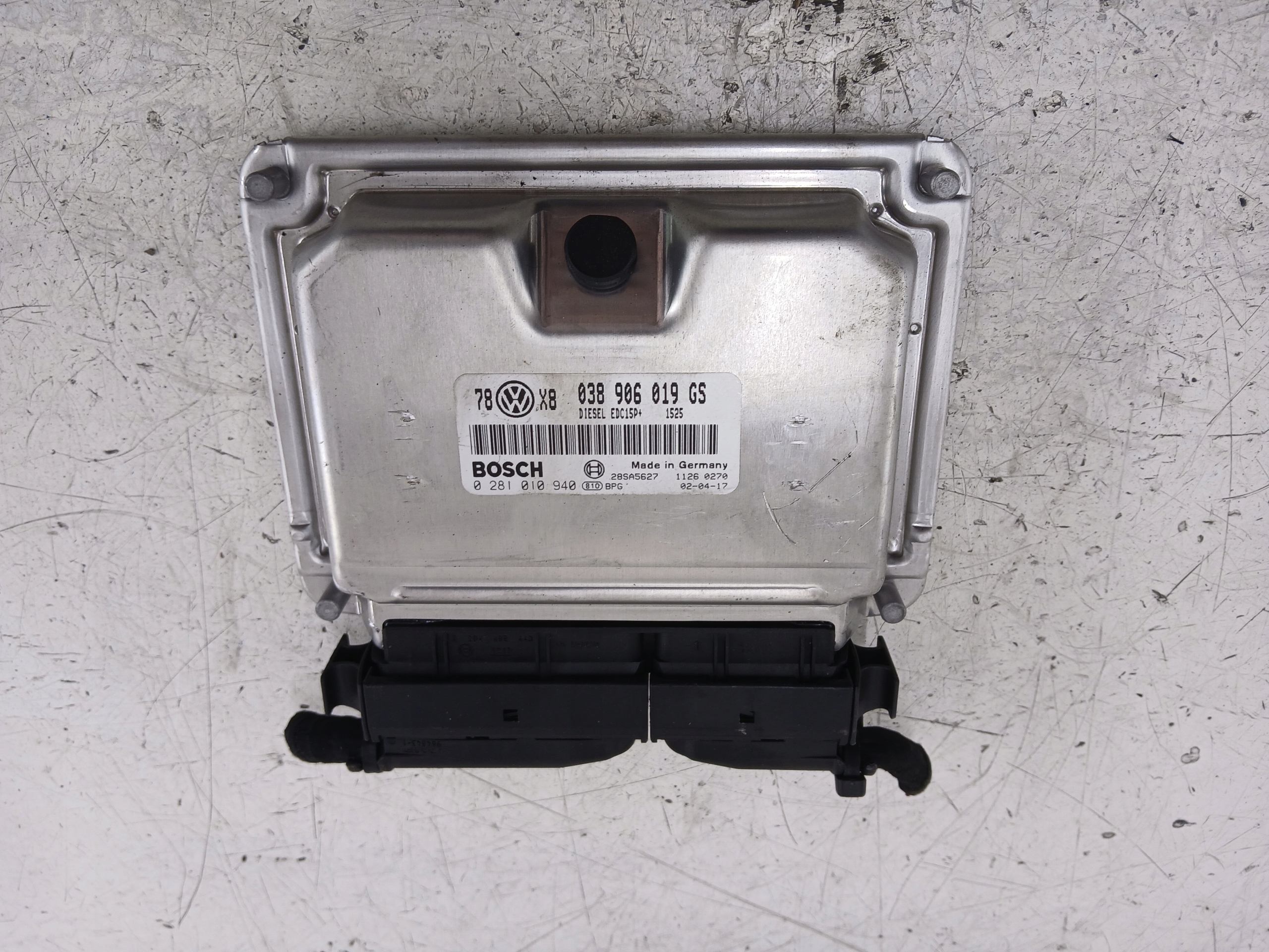 VW PASSAT B5 1.9 TDI control unit of the engine 038906019AJ