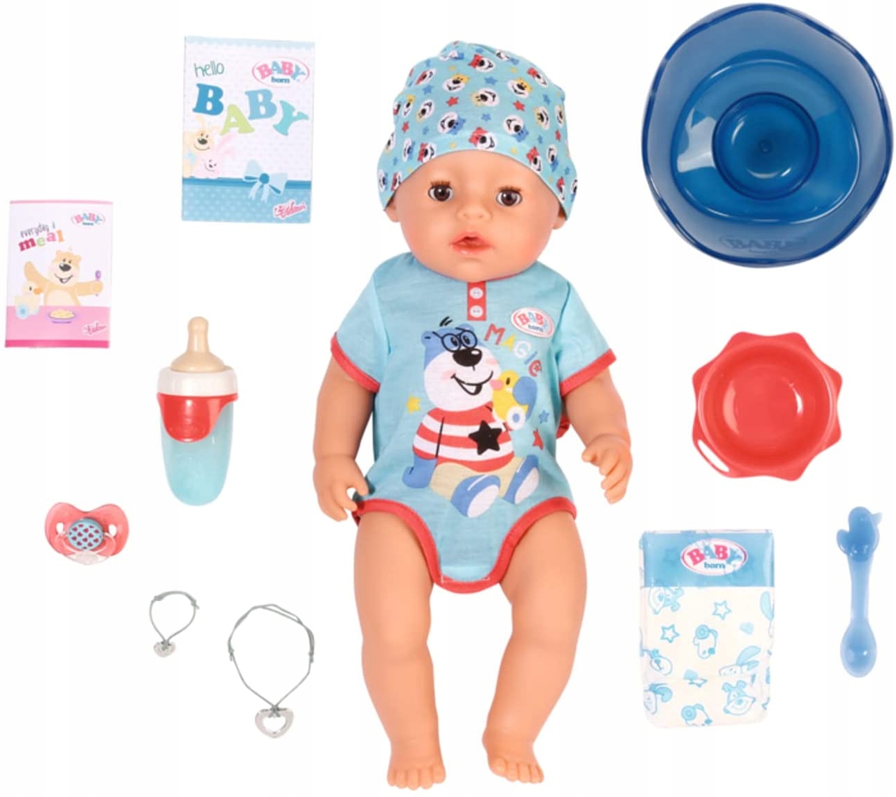 

Baby Born Lalka Boy Chłopiec Magiczny Smoczek