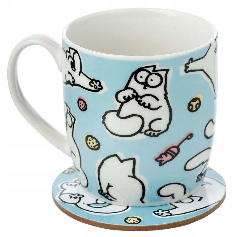 

Kubek porcelanowy Simon's Cat podstawka