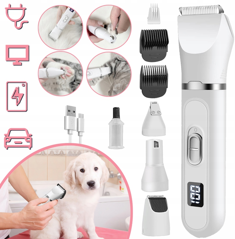 Akumulátorové, Tiché Zastřihovače, Strojky Na Stříhání Psů