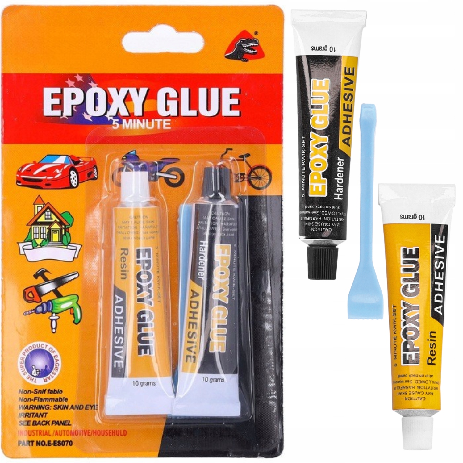 Klej Dwuskładnikowy Epoksydowy Mocny Jak Stal Uniwersalny Utwardzacz Zestaw